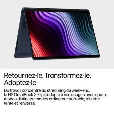 Comparaison HP E0AS4EA laptop Copilot+ PC Intel Core Ultra 5 325 35,6 cm (14") Écran tactile 2K 16 Go LPDDR5x-SD - Utilisation de métaux recyclés
