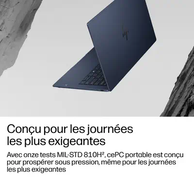 Comparaison HP E0AS4EA laptop Copilot+ PC Intel Core Ultra 5 325 35,6 cm (14") Écran tactile 2K 16 Go LPDDR5x-SD - Le clavier contient du plastique recyclé post-consommation