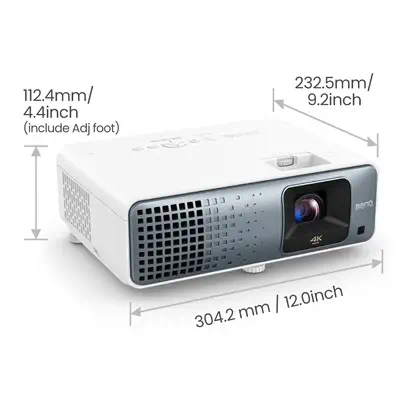 BenQ TK710 Projecteur à focale standard 3200 ANSI lumens DLP UHD 4K (3840x2160) Compatibilité 3D Noi - Vidéoprojecteur Professionnel - visuel 4