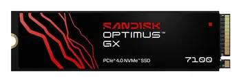 SanDisk Optimus GX 7100 500 Go M.2 PCI Express 4.0 NVMe TLC 3D NAND meilleur prix