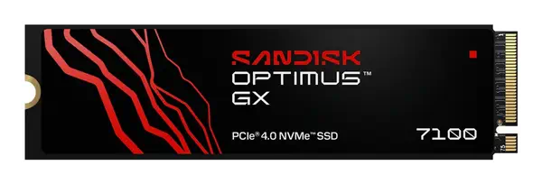 SanDisk Optimus GX 7100 1 To M.2 PCI Express 4.0 NVMe TLC 3D NAND - Sandisk - Disque dur SSD - visuel 1