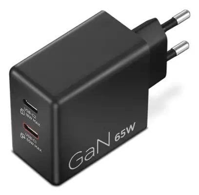 Dual USB-C 65W GaN Charger - Lenovo - Carte Réseau - visuel 5