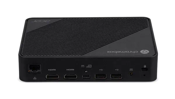 Acer Chromebox CXM2 Intel® N N150 8 Go LPDDR5x-SDRAM 64 Go eMMC ChromeOS Mini PC Noir - Unité Centrale - visuel 2