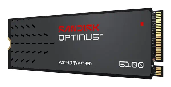 SanDisk Optimus 5100 500 Go M.2 PCI Express 4.0 NVMe QLC 3D NAND - Sandisk - Disque dur SSD - visuel 2