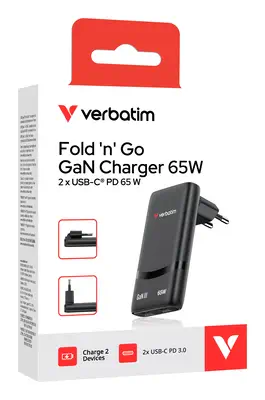 Verbatim 32354 chargeur d'appareils mobiles Ordinateur portable, Smartphone, Tablette Noir Secteur C - Boitier d'alimentation - visuel 3
