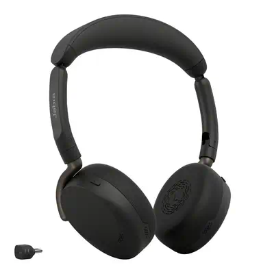 Jabra Evolve3 65 Flex Casque Sans fil Arceau Bureau/Centre d'appels USB Type-C Bluetooth Noir - Casque Micro - visuel 2