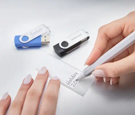 5 x Clé USB Basic Line, 8 Go, USB-A, 3.2 Gen 1x1, couleurs assorties - Intenso - visuel 4