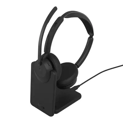 Jabra Evolve3 45 Casque Sans fil Arceau Bureau/Centre d'appels USB Type-C Bluetooth Noir - Casque Micro - visuel 2