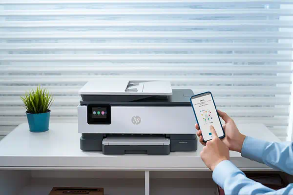OfficeJet Pro Sans fil Couleur Imprimante, Instant Ink; Impression recto-verso - HP - Multifonctions Jet d'encre - visuel 6