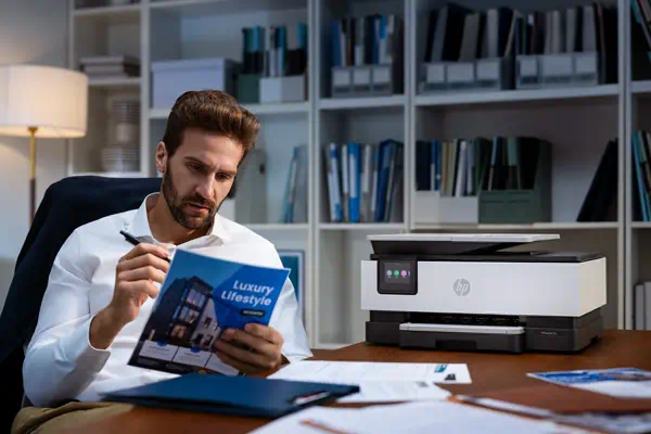 OfficeJet Pro Sans fil Couleur Imprimante, Instant Ink; Impression recto-verso - HP - Multifonctions Jet d'encre - visuel 8