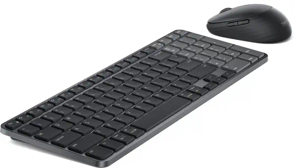 DELL Pro 7 KM746 clavier Souris incluse Universel RF sans fil + Bluetooth AZERTY Français Graphite - Dell - Pack Clavier, souris - visuel 2