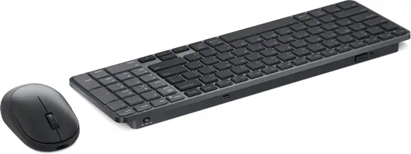 DELL Pro 7 KM746 clavier Souris incluse Universel RF sans fil + Bluetooth AZERTY Français Graphite - Dell - Pack Clavier, souris - visuel 3