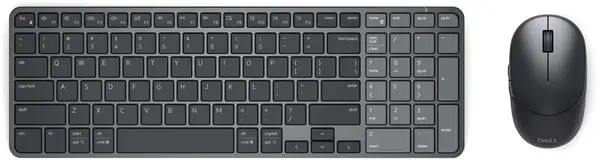 DELL Pro 7 KM746 clavier Souris incluse Universel RF sans fil + Bluetooth AZERTY Français Graphite - Dell - Pack Clavier, souris - visuel 1