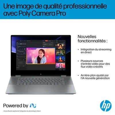Revendeur officiel HP E0AS5EA laptop Copilot+ PC AMD Ryzen AI 7 350 40,6 cm (16") Écran tactile 2K 24 Go LPDDR5x-SDRAM  - Essai de 2 mois Xbox Game Pass Premium