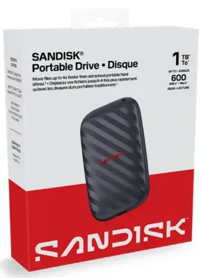 SanDisk SDSSDE10 1 To USB Type-C 3.2 Gen 2 (3.1 Gen 2) Bleu - Sandisk - Disque dur SSD - visuel 2