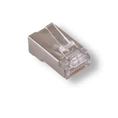 MCL RJ-45B6U-100 connecteur de fils RJ-45 Argent - Carte Réseau - visuel 2