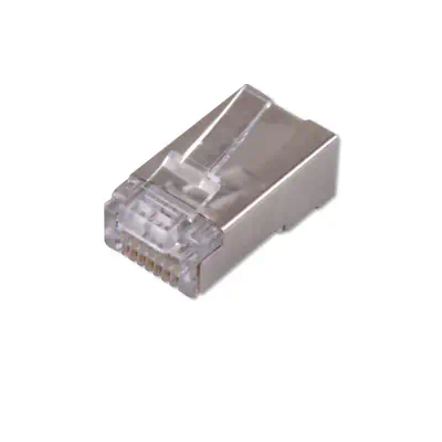 MCL RJ-45B6U-100 connecteur de fils RJ-45 Argent - Carte Réseau - visuel 1