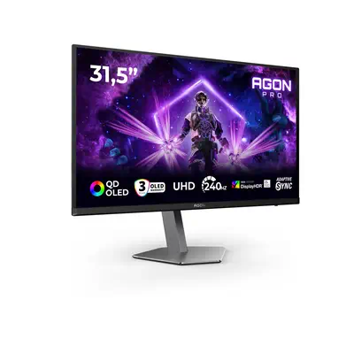 AOC AGON PRO AG326UZD2 écran plat de PC 80 cm (31.5") 3840 x 2160 pixels 4K Ultra HD OLED Noir - Ecran Ordinateur - visuel 7
