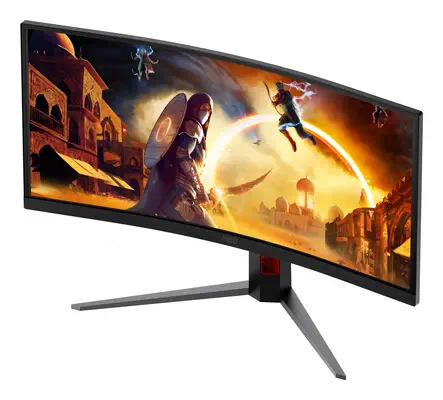 Acheter AOC G4 CU34G4ZCA écran plat de PC 86,4 cm (34") 3440 x 1440 pixels Wide Quad HD Noir, Rouge - HDMI 2.1