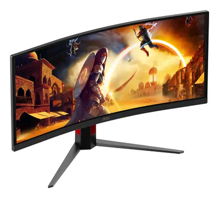 AOC G4 CU34G4ZCA écran plat de PC 86,4 cm (34") 3440 x 1440 pixels Wide Quad HD Noir, Rouge - Ecran Ordinateur - visuel 10