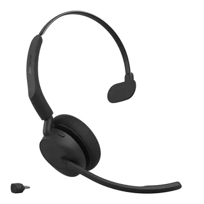 Jabra Evolve3 45 Casque Sans fil Arceau Bureau/Centre d'appels USB Type-C Bluetooth Noir - Casque Micro - visuel 2