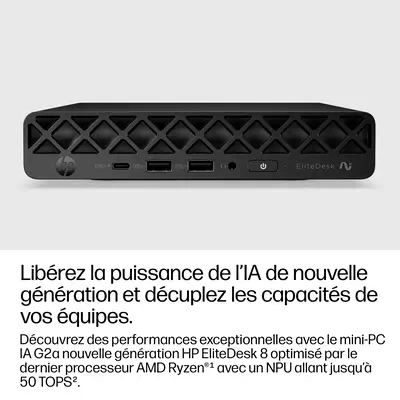 EliteDesk 8 Mini G2a Desktop Next Gen AI PC - HP - Unité Centrale - visuel 6