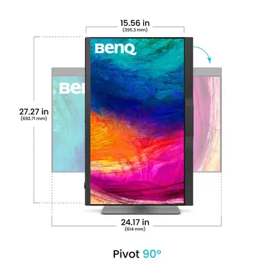 BenQ PD2770U écran plat de PC 68,6 cm (27") 3840 x 2160 pixels 4K Ultra HD LCD Noir - Ecran Ordinateur - visuel 5