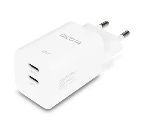 DICOTA D32182 chargeur d'appareils mobiles Ordinateur portable, Smartphone, Tablette Blanc Secteur C - Dicota - Sacoche & Housse - visuel 2