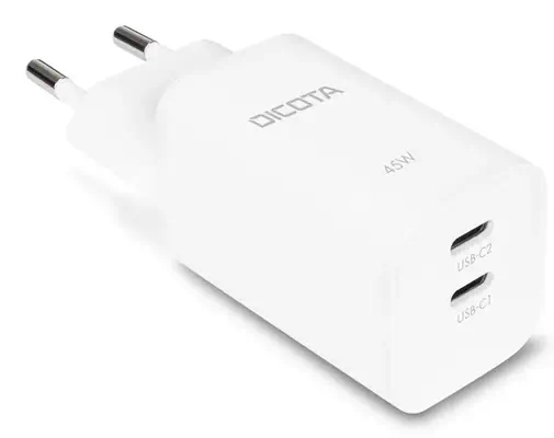 DICOTA D32182 chargeur d'appareils mobiles Ordinateur portable, Smartphone, Tablette Blanc Secteur C - Dicota - Sacoche & Housse - visuel 3