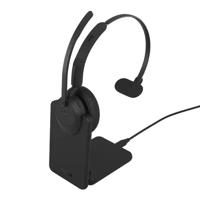 Jabra Evolve3 45 Casque Sans fil Arceau Bureau/Centre d'appels USB Type-C Bluetooth Noir - Casque Micro - visuel 2