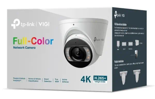 TP-Link INSIGHT S485 Tourelle Caméra de sécurité IP Extérieure 3840 x 2160 pixels Plafond - Webcam - visuel 5