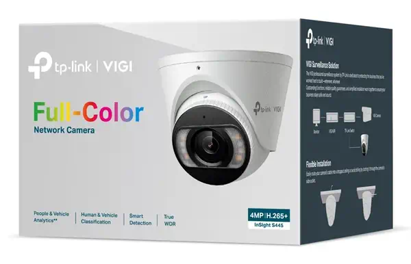 TP-Link INSIGHT S445 Tourelle Caméra de sécurité IP Extérieure 2688 x 1520 pixels Plafond - Webcam - visuel 5
