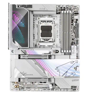GIGABYTE X870E AORUS MASTER X3D ICE Carte Mère - Gigabyte - Carte mère - visuel 2