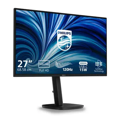 Philips 3000 series 27B2N3200J/00 écran plat de PC 68,6 cm (27") 1920 x 1080 pixels Full HD LCD Noir - Ecran Ordinateur - visuel 2