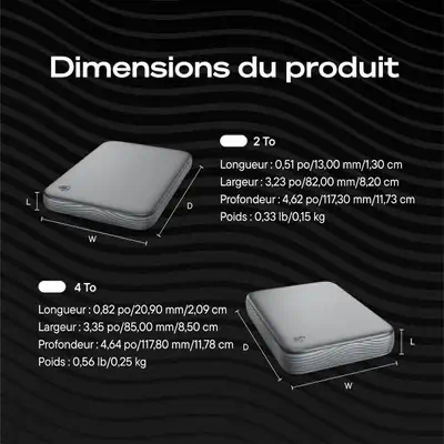 Seagate Expansion disque dur externe 2 To 2.5" USB Type-C Noir - Disque dur Externe - visuel 5