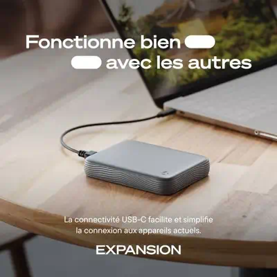 Seagate Expansion disque dur externe 2 To 2.5" USB Type-C Noir - Disque dur Externe - visuel 9