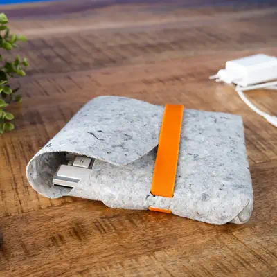 R-Go Pouch pochette en feutre pour clavier fractionné, fabriquée à partir de textiles recyclés, prod - R-Go Tools - Clavier - visuel 9