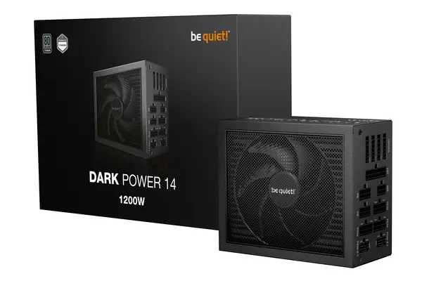 Dark Power 14 1200 W | Alimentation ATX 3.1 | refroidissement actif ou mode semi-passif | 80 Plus Ti - be quiet! - Boitier d'alimentation - visuel 5