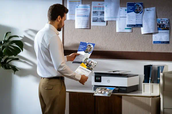 OfficeJet Pro Sans fil Couleur Imprimante, Instant Ink; Impression recto-verso - HP - Multifonctions Jet d'encre - visuel 6