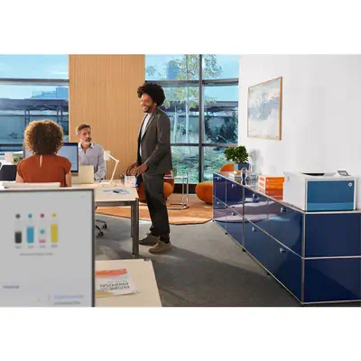 HP CLR LASERJET ENT 4701DW PRINTER:EUR Couleur A4 Wifi - Imprimante Laser - visuel 3