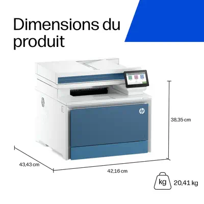 HP LaserJet Enterprise 4801 Couleur Imprimante - Multifonctions Laser - visuel 3