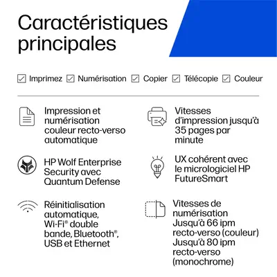 HP LaserJet Enterprise 4801 Couleur Imprimante - Multifonctions Laser - visuel 10