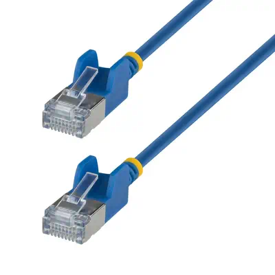 StarTech.com 6ASTP34BLS15CM10PK câble de réseau Bleu 0,15 m Cat6a U/FTP (STP) Rond - Switchs et Hubs - visuel 2