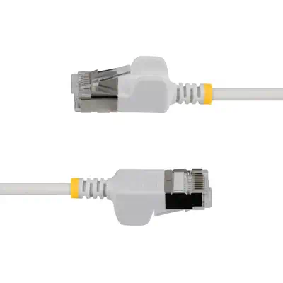 StarTech.com 6ASTP34WHS30CM10PK câble de réseau Blanc 0,3 m Cat6a U/FTP (STP) Rond - Switchs et Hubs - visuel 4