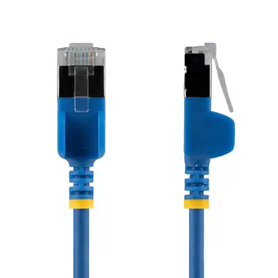 StarTech.com 6ASTP34BLS30CM10PK câble de réseau Bleu 0,3 m Cat6a U/FTP (STP) Rond - Switchs et Hubs - visuel 3