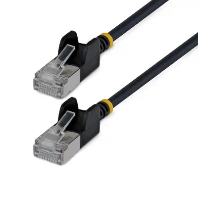 StarTech.com 6ASTP34BKS30CM10PK câble de réseau Noir 0,3 m Cat6a U/FTP (STP) Rond - Switchs et Hubs - visuel 2