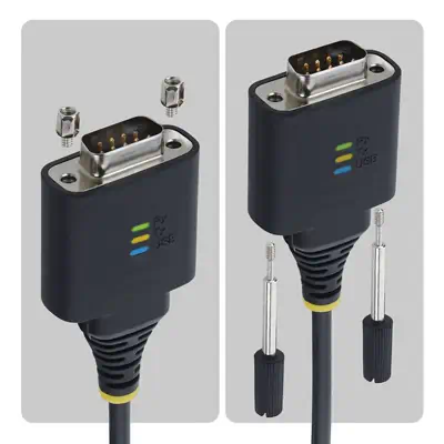 Câble Adaptateur USB-C vers Série de 30 cm, Rétention COM, Puce FTDI, Type-C vers DB9 RS232 Mâle, Vo - StarTech - Switchs et Hubs - visuel 3