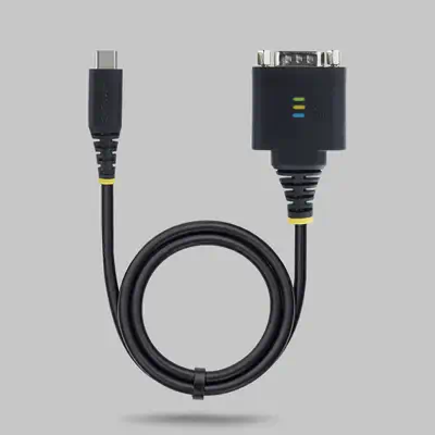 Câble Adaptateur USB-C vers Série de 30 cm, Rétention COM, Puce FTDI, Type-C vers DB9 RS232 Mâle, Vo - StarTech - Switchs et Hubs - visuel 5