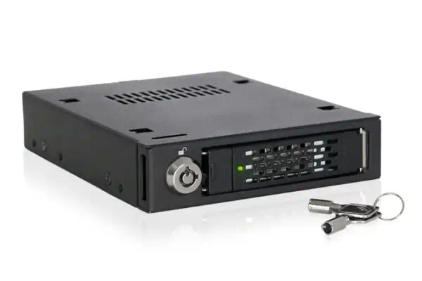 Icy Dock MB601VK-B Obturateur de baie de lecteur Noir - Adaptateur stockage - visuel 1