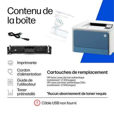 HP LaserJet Enterprise Réf. 4701dn Couleur Imprimante - Imprimante Laser - visuel 5